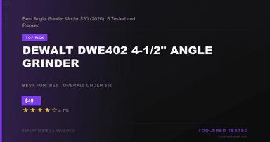 DeWalt DWE402 4-1/2" Angle Grinder