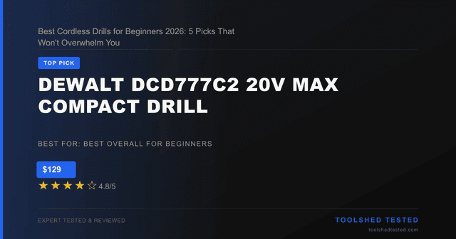 DeWalt DCD777C2 20V MAX Compact Drill