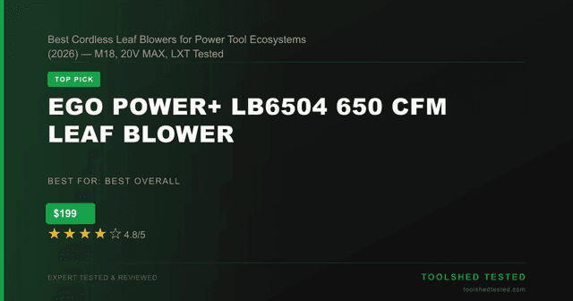 EGO Power+ LB6504 650 CFM Leaf Blower