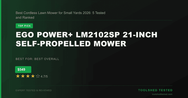 EGO Power+ LM2102SP 21-Inch Self-Propelled Mower
