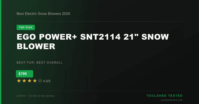 EGO Power+ SNT2114 21" Snow Blower