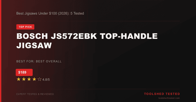 Bosch JS572EBK Top-Handle Jigsaw