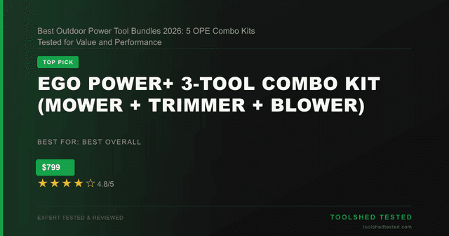 EGO Power+ 3-Tool Combo Kit (Mower + Trimmer + Blower)