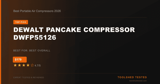 DEWALT Pancake Compressor DWFP55126
