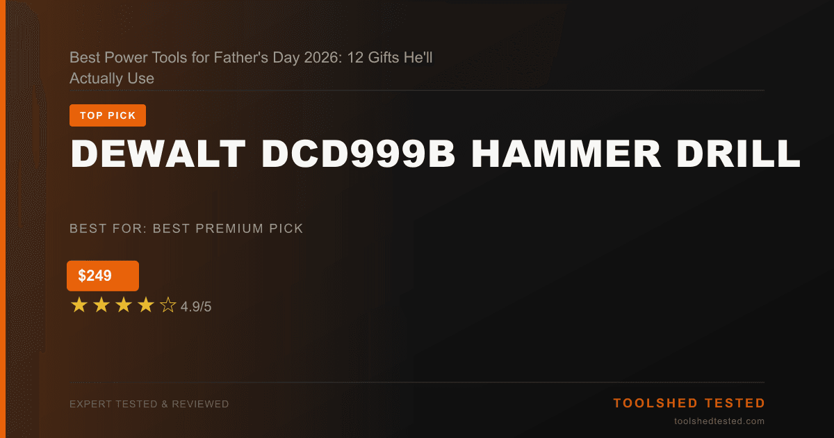 Best Power Tools for Father's Day 2026: Top Picks by Category