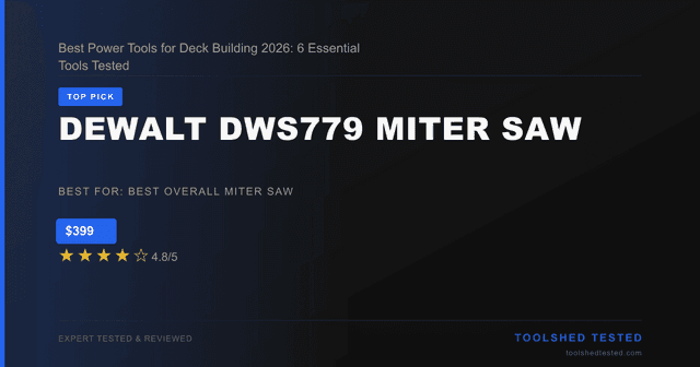 DeWalt DWS779 Miter Saw