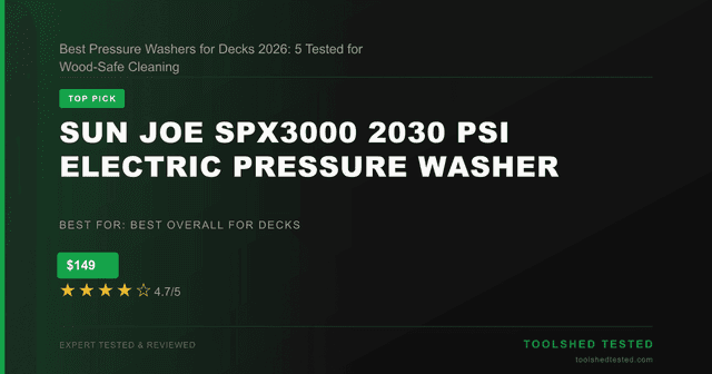 Sun Joe SPX3000 2030 PSI Electric Pressure Washer