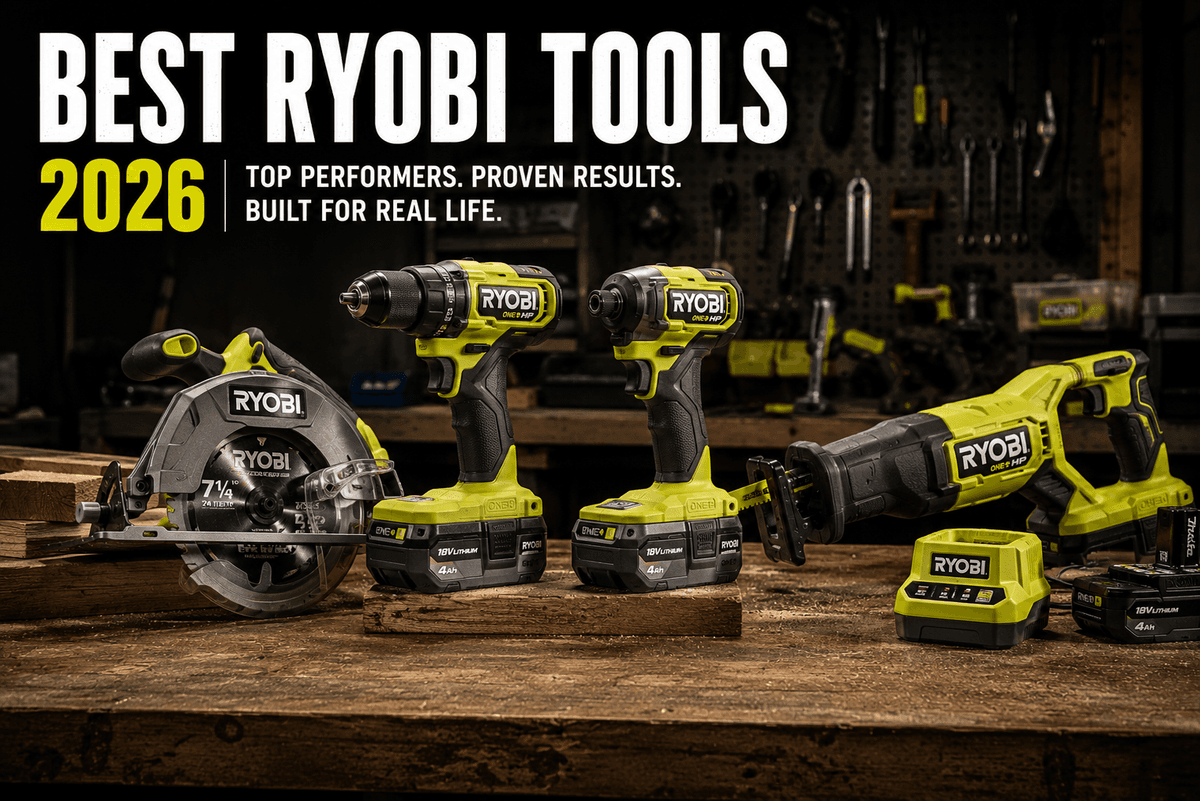 Best Ryobi Tools for Homeowners (2026): 6 ONE+ Tools to Buy First