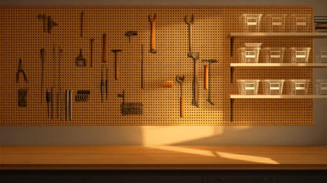 Wall Control Metal Pegboard Wall Organizer
