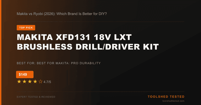 Makita XFD131 18V LXT Brushless Drill/Driver Kit