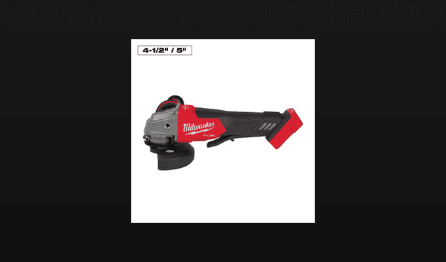 Milwaukee 2880-20 M18 FUEL Angle Grinder with Paddle Switch