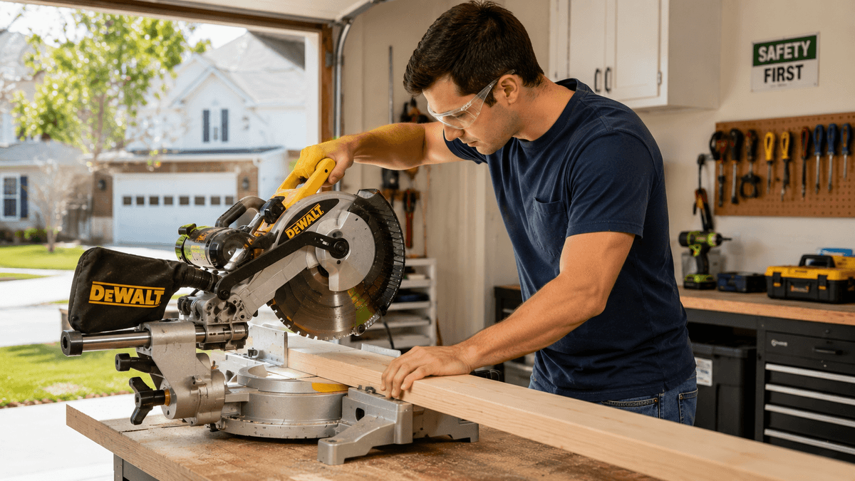 Best Miter Saw for Beginners in 2026: 5 Picks That Make Clean Cuts Without Confusion