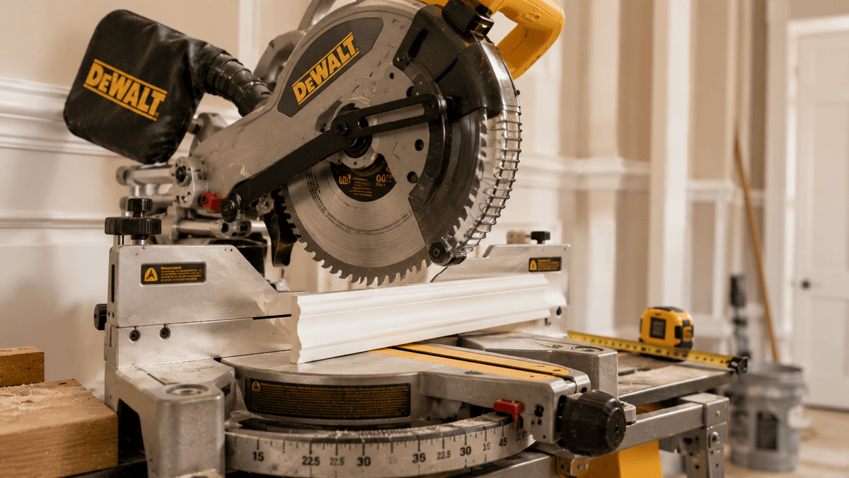 Best Miter Saw for Crown Molding (2026): 3 Picks That Cut Clean Compound Angles