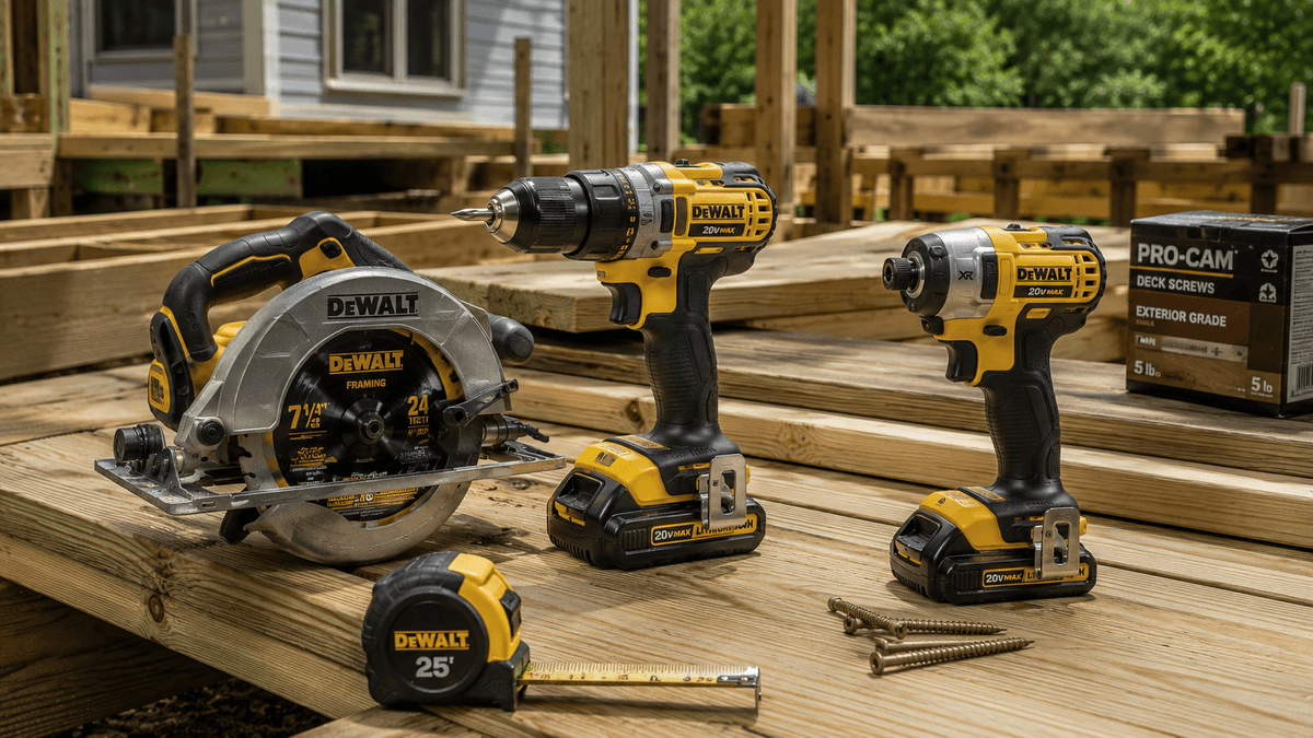Best Power Tools for Deck Building 2026: 6 Essential Tools Tested