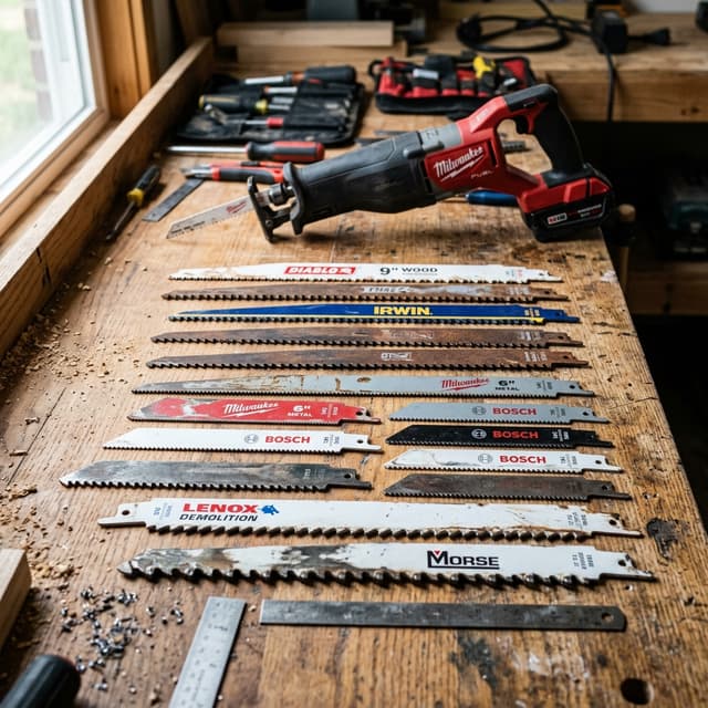 DEWALT DW4856 6-Piece Reciprocating Saw Blade Set