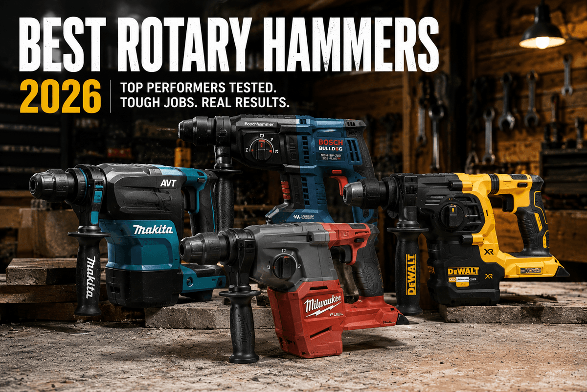 Best Rotary Hammers (2026): SDS-Plus Picks Tested